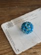画像1: 神聖幾何学フラーレン 4mm /  ブルーストライプアゲート (1)