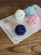 画像8: 神聖幾何学 フラーレン 4mm/ マザーオブパール/ホワイト、ピンク、ライトブルー、ネイビー (8)