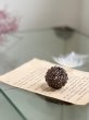画像2: 神聖幾何学 フラーレン 4mm / ブラックアイスオプシディアン (2)