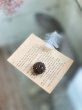 画像1: 神聖幾何学 フラーレン 4mm / ブラックアイスオプシディアン (1)